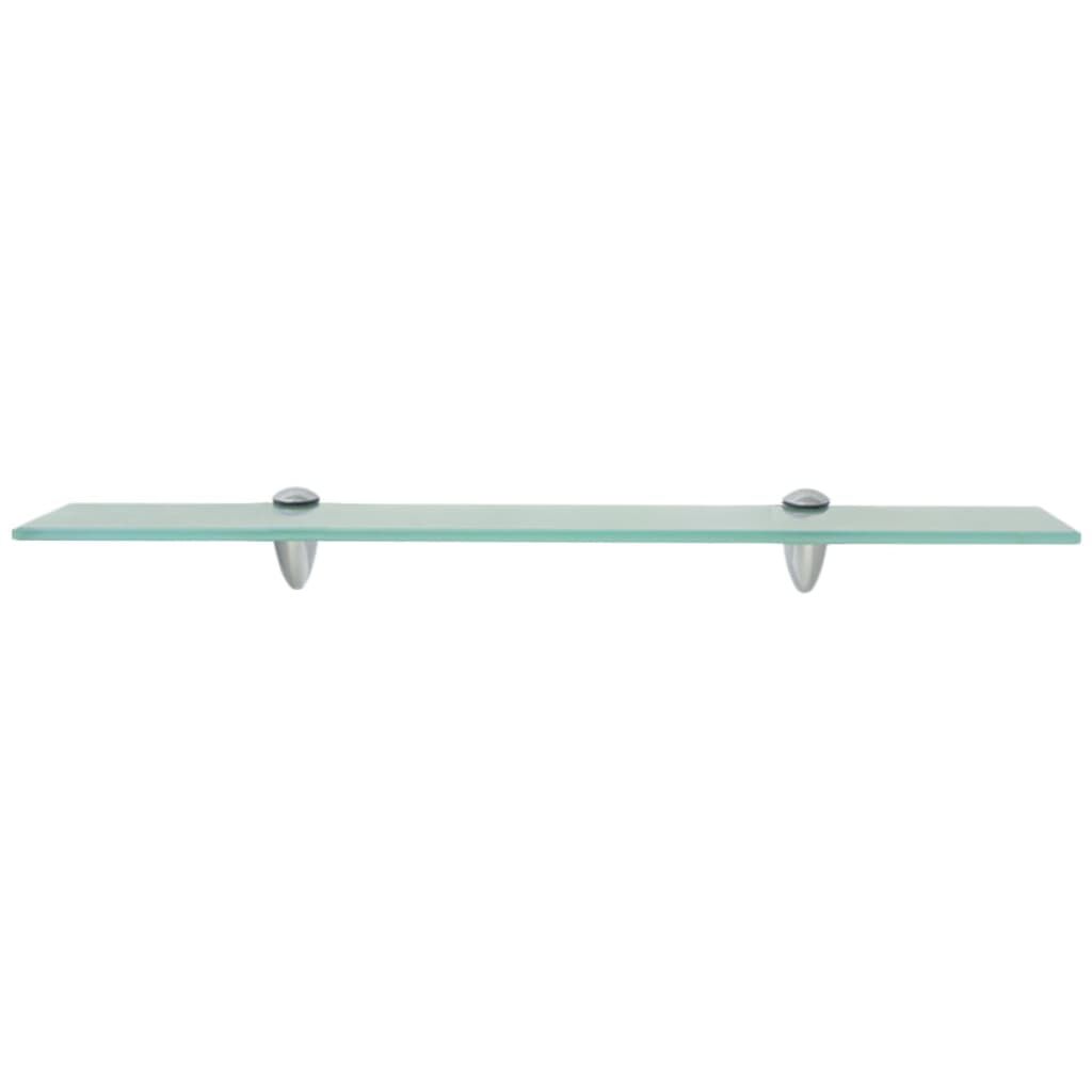 vidaXL Floating Shelves 2 pcs Glass 60x20 cm 8 mm