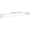vidaXL Curtain Rails 2 pcs White and Silver 40-60 cm Aluminium
