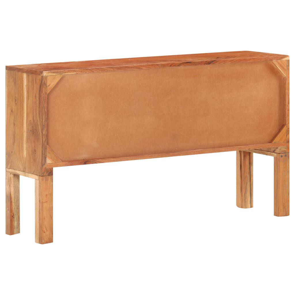 vidaXL Sideboard 116x30x66 cm Solid Acacia Wood