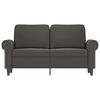vidaXL 2-Seater Sofa Dark Grey 120 cm Velvet