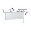 vidaXL Coffee Table High Gloss White 80x50x42.5 cm Engineered Wood