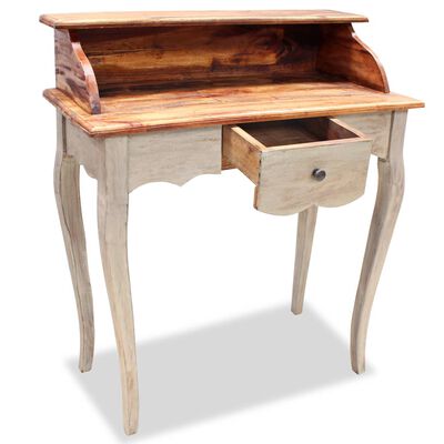 vidaXL Writing Desk Solid Reclaimed Wood 80x40x92 cm