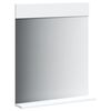 vidaXL Bathroom Mirror with Shelf BERG White 60x12x70 cm Solid Wood