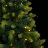 vidaXL Artificial Hinged Christmas Tree 300 LEDs 180 cm