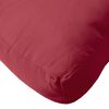 vidaXL Pallet Cushions 3 pcs Red Fabric
