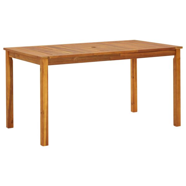 vidaXL 7 Piece Outdoor Dining Set Solid Acacia Wood