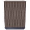 vidaXL Planters 2 pcs Brown 30x30x37 cm Polypropylene
