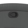 vidaXL Recliner Chair Dark Grey Fabric