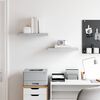 vidaXL Floating Wall Shelves 2 pcs Concrete Grey 50x23x3.8 cm MDF