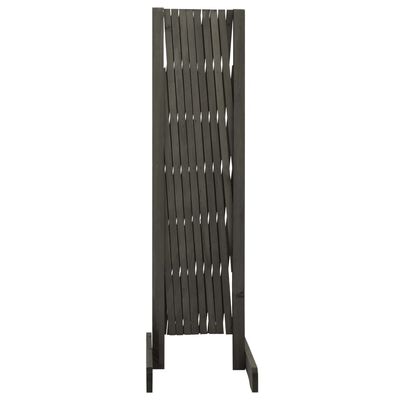 vidaXL Garden Trellis Fence Grey 180x100 cm Solid Firwood