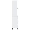 vidaXL Highboard VIKEN White 80x40x200 cm Solid Wood Pine