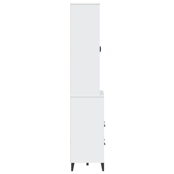 vidaXL Highboard VIKEN White 80x40x200 cm Solid Wood Pine