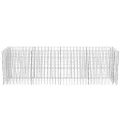 vidaXL Gabion Raised Bed Steel 360x90x100 cm