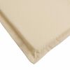 vidaXL Sun Lounger Cushion Beige 186x58x4cm Oxford Fabric