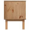 vidaXL TV Cabinet OTTA Brown and White 113.5x43x57cm Solid Wood Pine