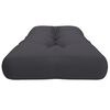 vidaXL Pallet Cushion Anthracite 120x40x12 cm Fabric