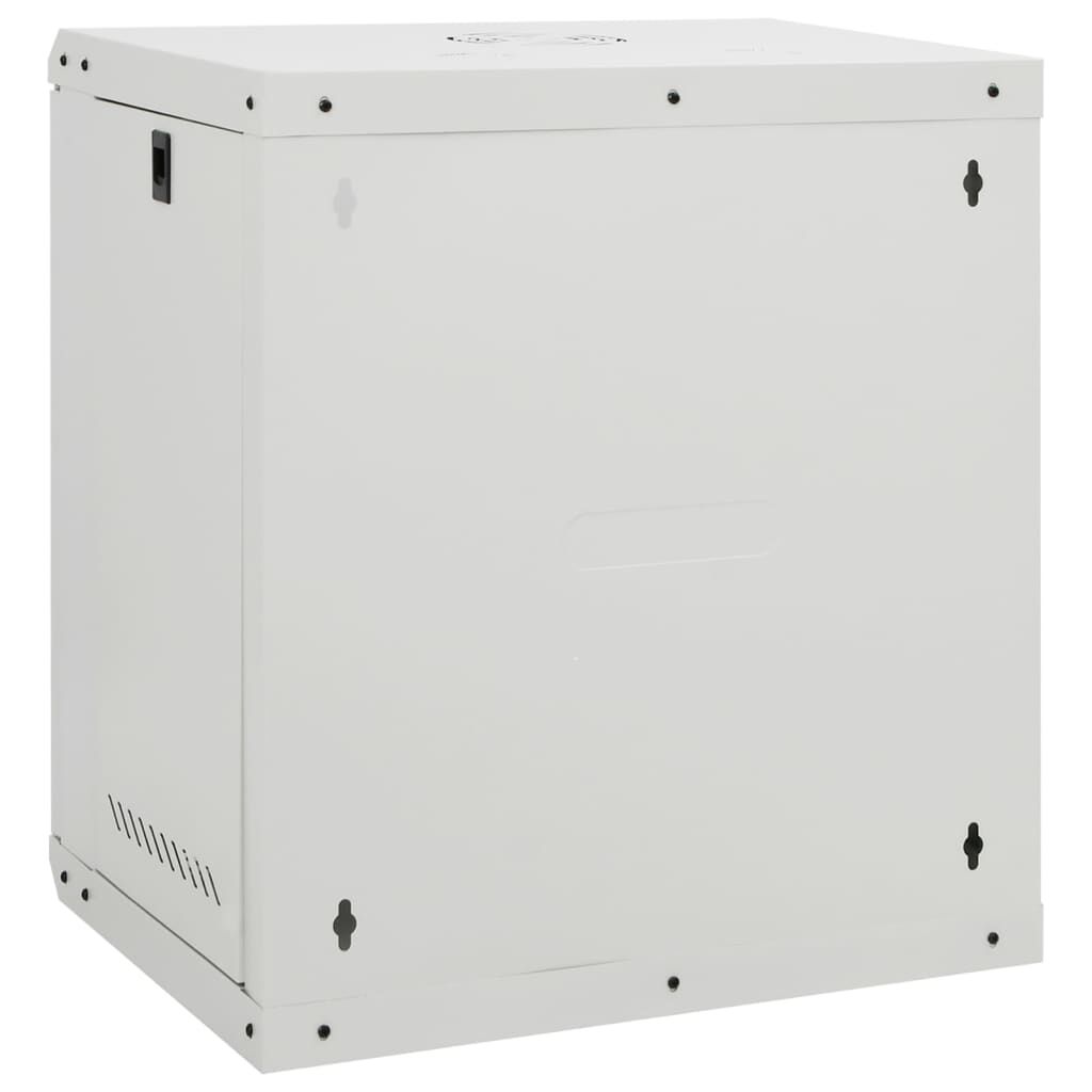 vidaXL 12U Wall Mounted Network Cabinet 19" IP20 53x40x60 cm