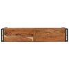 vidaXL Console Table 150x30x75 cm Solid Acacia Wood
