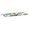 vidaXL Garden Bench Cushions 2pcs Multicolour 120x50x7cm Fabric