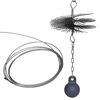 Round Chimney Cleaning Brush Dia. 20 cm