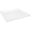 vidaXL Shower Base Tray with Dots White 90x90x4 cm ABS