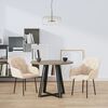 vidaXL Dining Chairs 2 pcs Cream Velvet