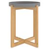 vidaXL Coffee Table Grey 41x41x48.5cm Engineered Wood&Solid Wood Pine