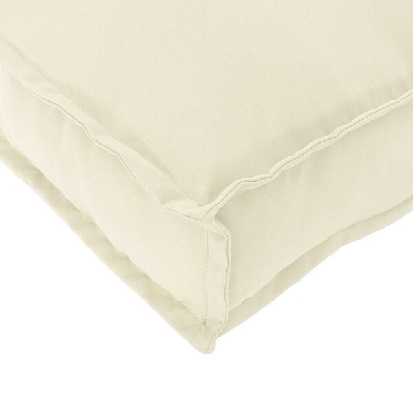 vidaXL Cushion Cream 110 x 40 x 8 cm Oxford Fabric