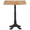 vidaXL Bistro Table 60x60x77 cm Rough Mango Wood