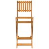 vidaXL 5 Piece Outdoor Bar Set Solid Wood Acacia