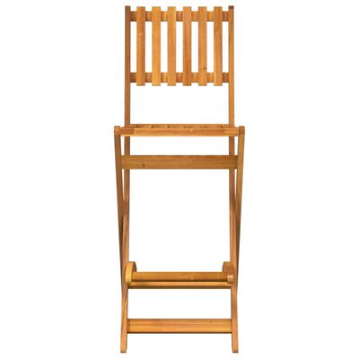 vidaXL 5 Piece Outdoor Bar Set Solid Wood Acacia