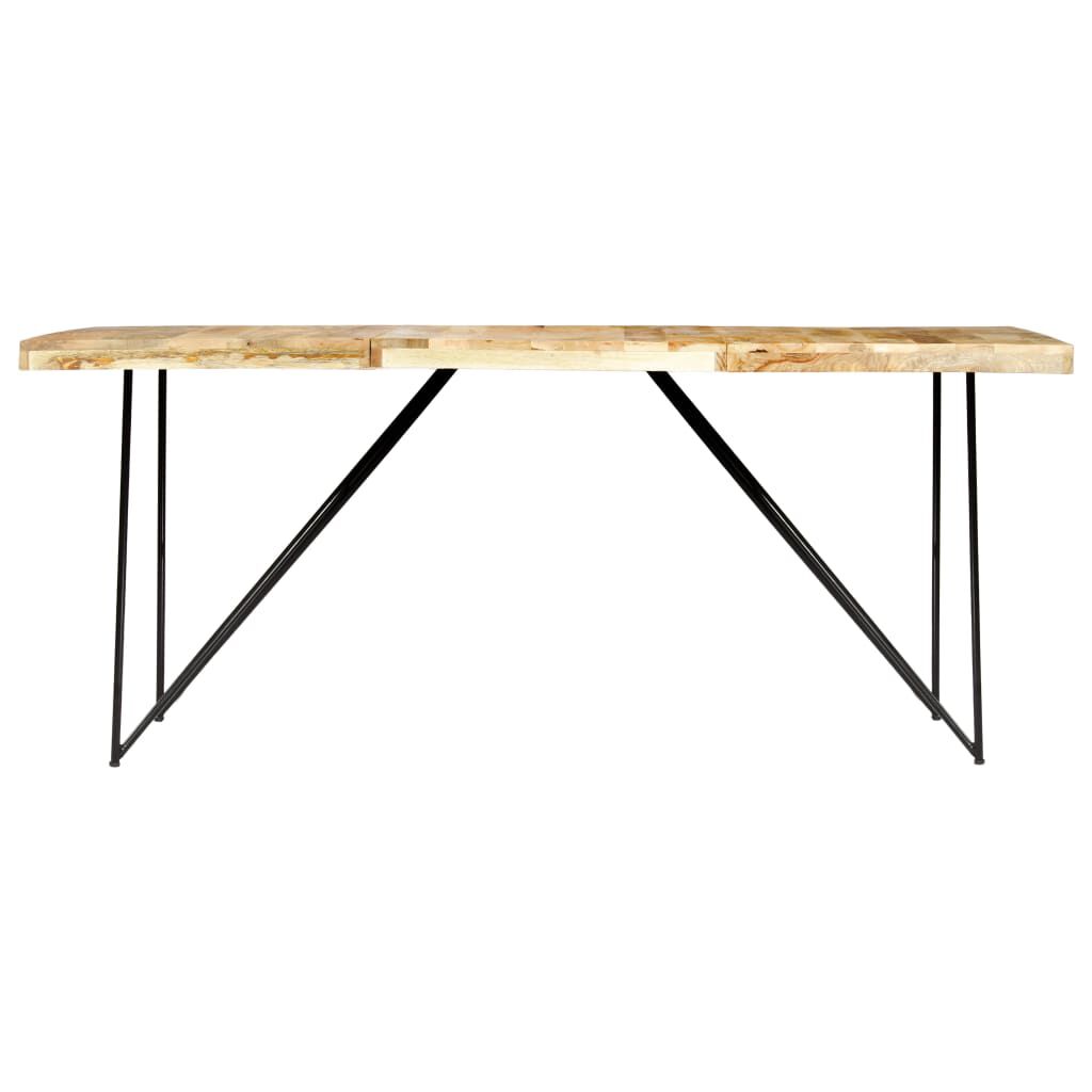 vidaXL Dining Table 180x90x76 cm Solid Mango Wood