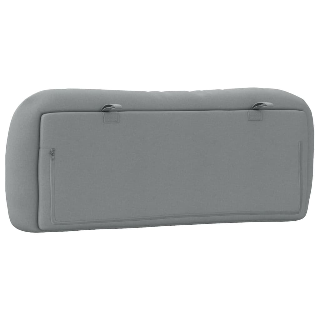 vidaXL Headboard Cushion "Hvar" Light Grey 100 cm Fabric