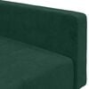 vidaXL 2-Seater Sofa Bed Dark Green Velvet