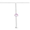 vidaXL Awning Post Set White 300x245 cm Iron