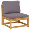 vidaXL 11 Piece Garden Lounge Set with Cushions Solid Wood Acacia