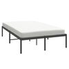 vidaXL Metal Bed Frame without Mattress Black 135x190cm
