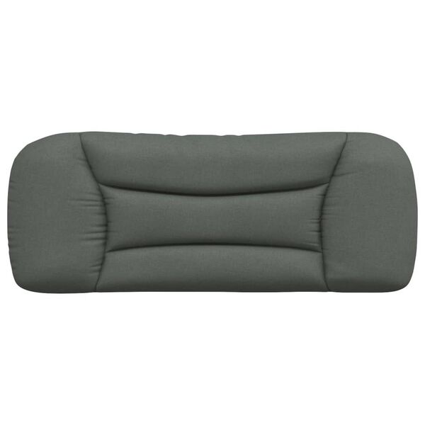 vidaXL Headboard Cushion "Hvar" Dark Grey 100 cm Fabric