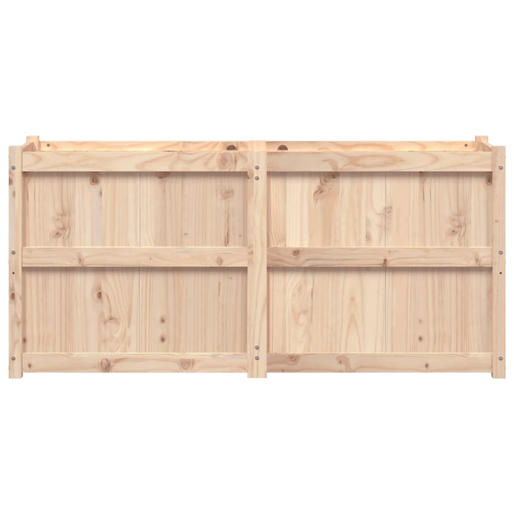 vidaXL Garden Planter 150x50x70 cm Solid Wood Pine