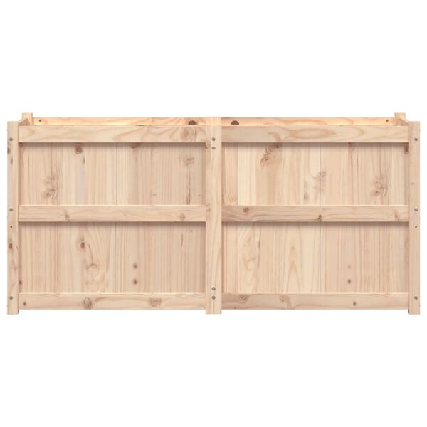 vidaXL Garden Planter 150x50x70 cm Solid Wood Pine
