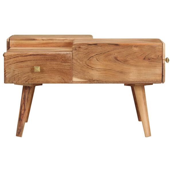 vidaXL Coffee Table 70x60x42 cm Solid Acacia Wood