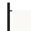 vidaXL 5-Panel Room Divider White 250x180 cm