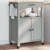 vidaXL Kitchen Trolley MONZA 60x40x90 cm Solid Wood Pine