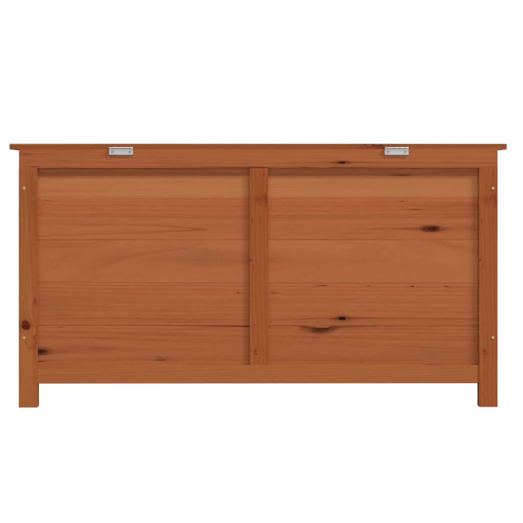 vidaXL Outdoor Cushion Box Brown 100x50x56 cm Solid Wood Fir