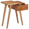 vidaXL Bedside Table Solid Acacia Wood 45x32x55 cm