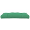 vidaXL Pallet Cushion Green 120x80x12 cm Fabric