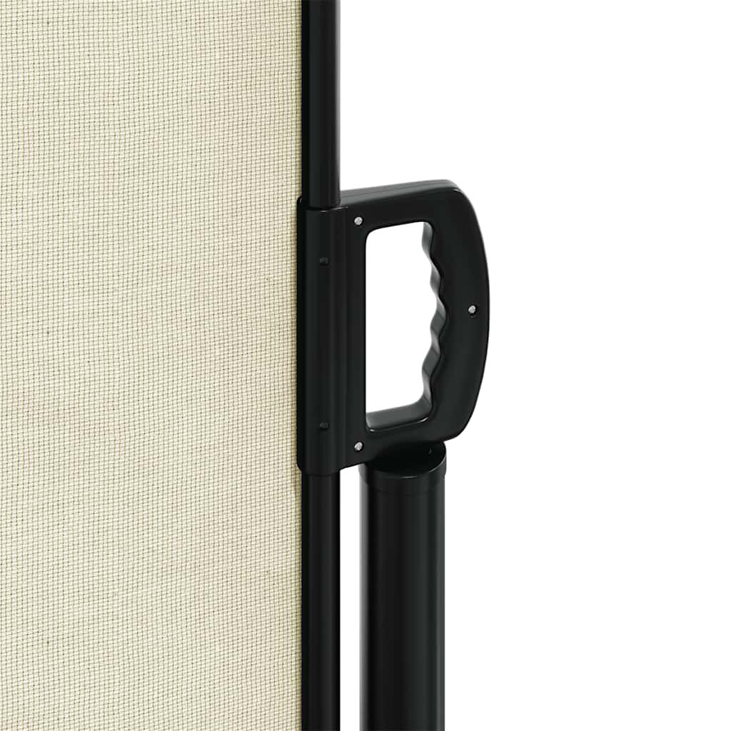 vidaXL Retractable Side Awning Cream 117x300 cm