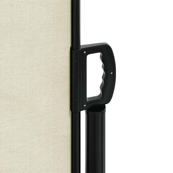 vidaXL Retractable Side Awning Cream 117x300 cm