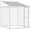vidaXL Dog Cage 200 x 200 x 258 cm Steel and PE