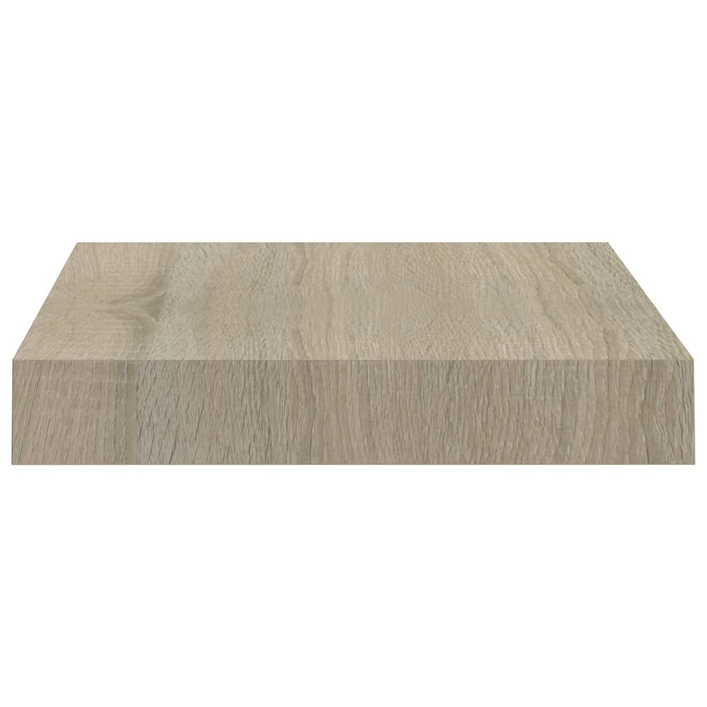vidaXL Floating Wall Shelf Oak 23x23.5x3.8 cm MDF